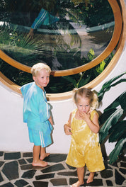 Dye Waffle Set - Aquamarine