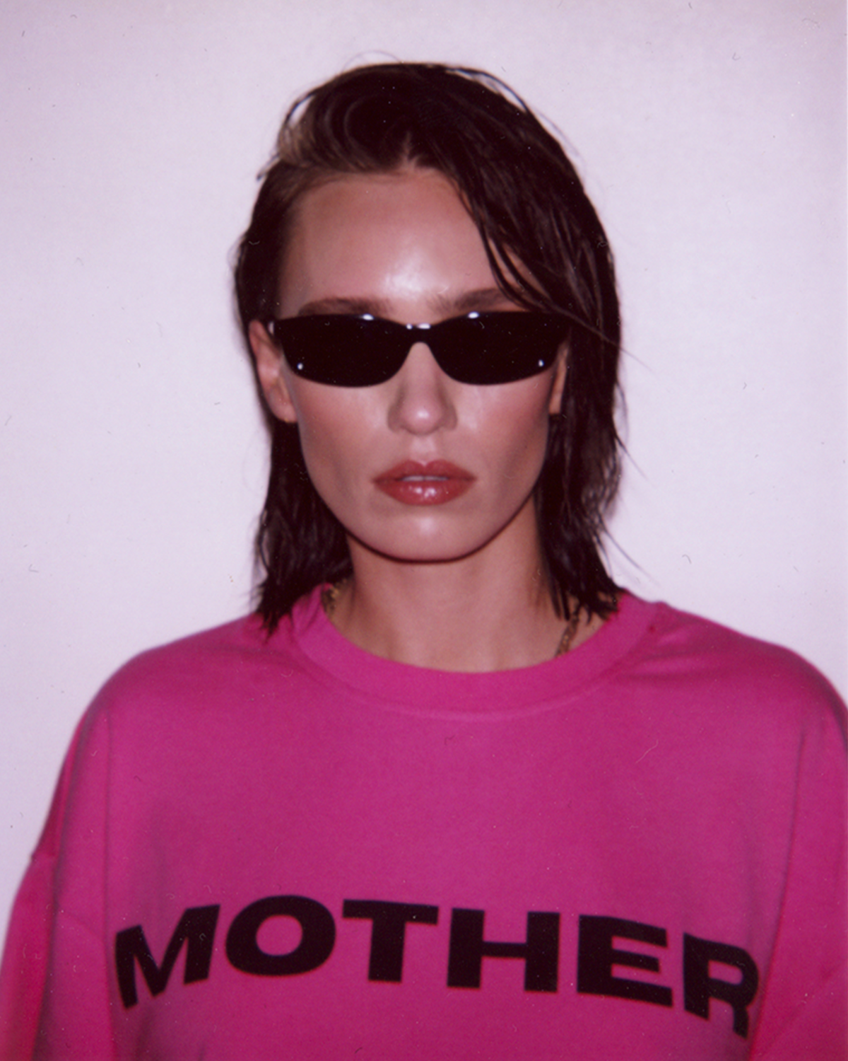 MOTHER TEE- HOT PINK